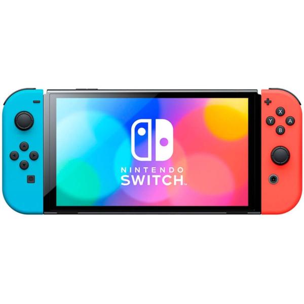 Nintendo Switch OLED Model Neon Blue/Neon Red | 7” Portable Console