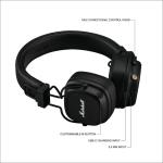 Marshall Major V Wireless On-Ear Headphones – Signature Sound, 100+ Hours Playtime