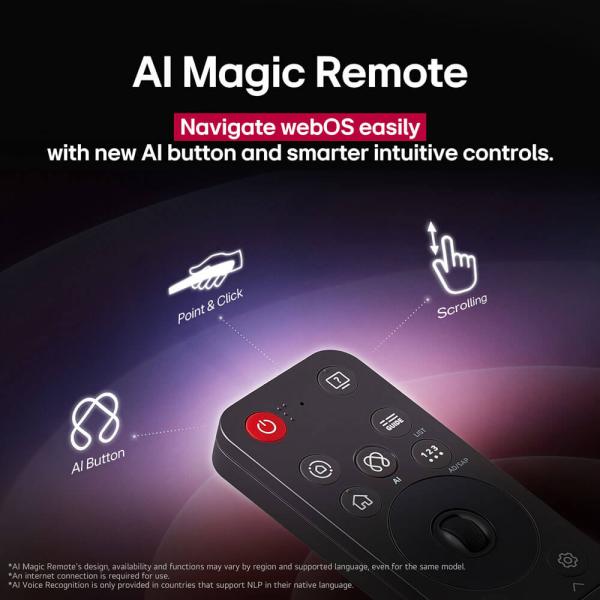 LG 65" G5 Series 4K OLED evo Smart TV | HDR10, Alpha 11 AI Processor, Gaming Ready