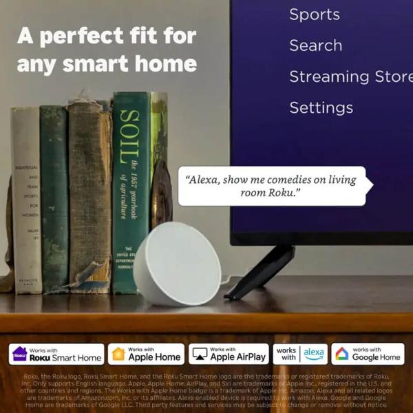 Roku 50-Inch Select Series 4K LED Smart TV – HDR10+ Smart TV