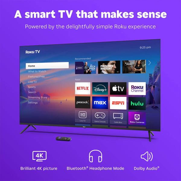 Roku 50-Inch Select Series 4K LED Smart TV – HDR10+ Smart TV