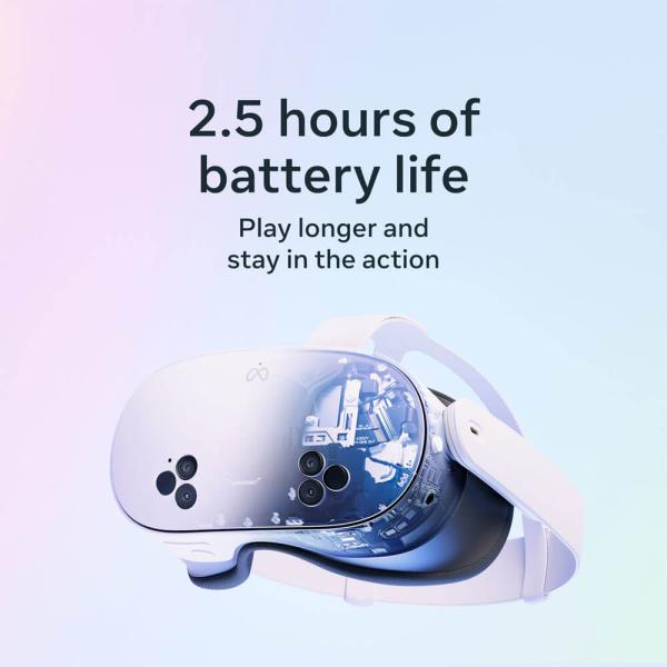 Meta Quest 3S All-in-One VR Headset (128 GB) | Next-Gen Mixed Reality with 3 Months Horizon+