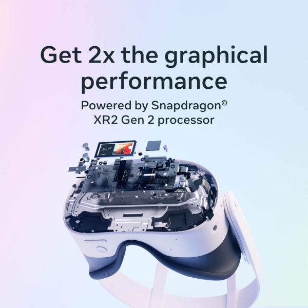 Meta Quest 3S All-in-One VR Headset (128 GB) | Next-Gen Mixed Reality with 3 Months Horizon+