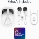 Meta Quest 3S All-in-One VR Headset (128 GB) | Next-Gen Mixed Reality with 3 Months Horizon+