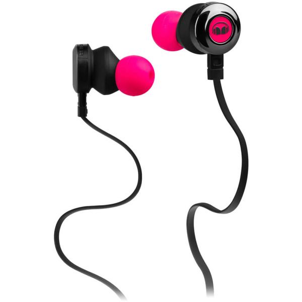Monster Noise Canceling In-Ear Headphones Pink – Clarity HD | Wired Earphones with Pure Monster Sound