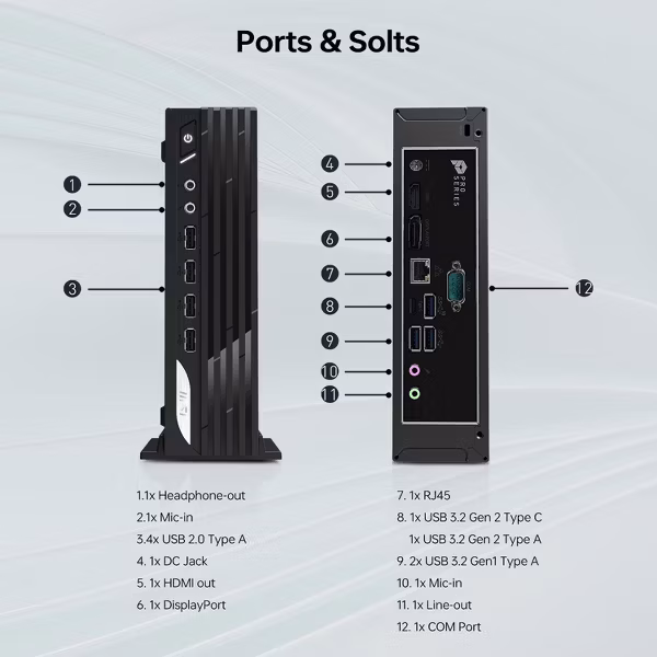 MSI PRO DP21 13M Desktop – Intel Core i3-13100, 8GB RAM, 512GB SSD, Windows 11