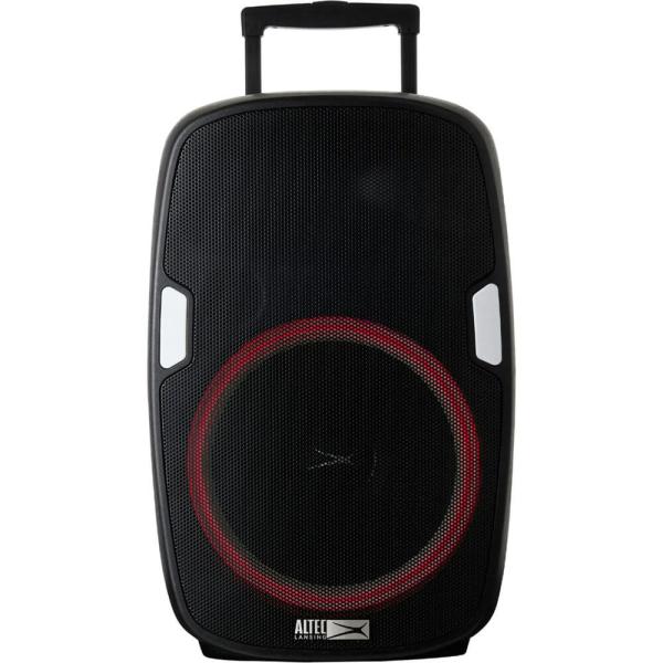 ALTEC LANSING SoundRover Wireless Trolley Bluetooth Speaker – Black | Party-Ready Speaker