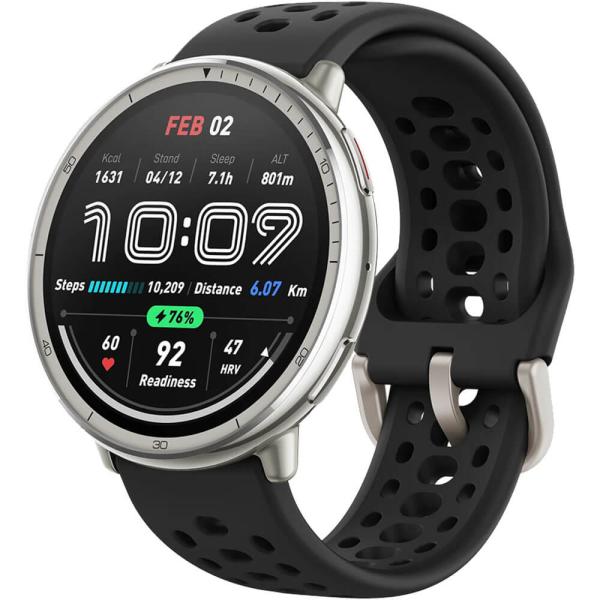 Amazfit Active 2 Smart Watch - Black Sport Silicone | Fitness & Health Tracker