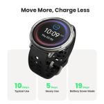 Amazfit Active 2 Smart Watch - Black Sport Silicone | Fitness & Health Tracker